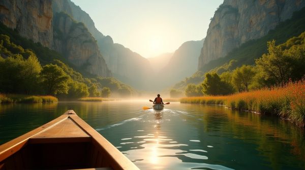 Louez un canoë pour explorer les Gorges de l'Ardèche