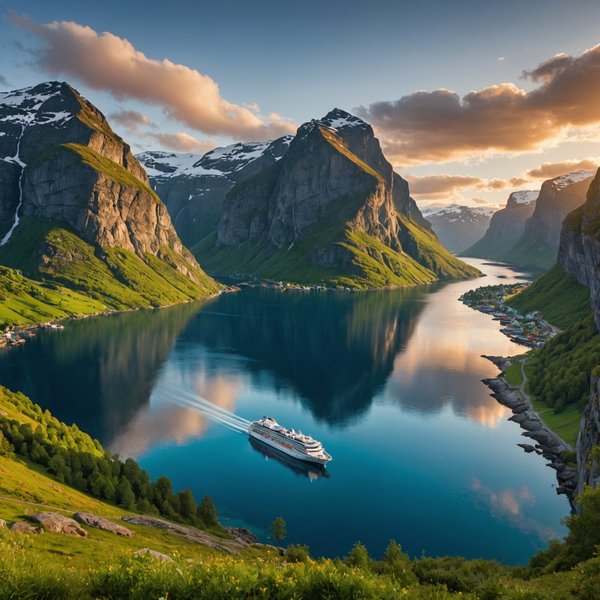 Quelle croisière propose des ateliers de photographie de paysages en Norvège?